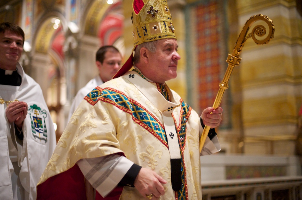 Photo Archbishop Robert J Carlson Exits The Cathedral Basilica Of Saint Louis Jeff Geerling